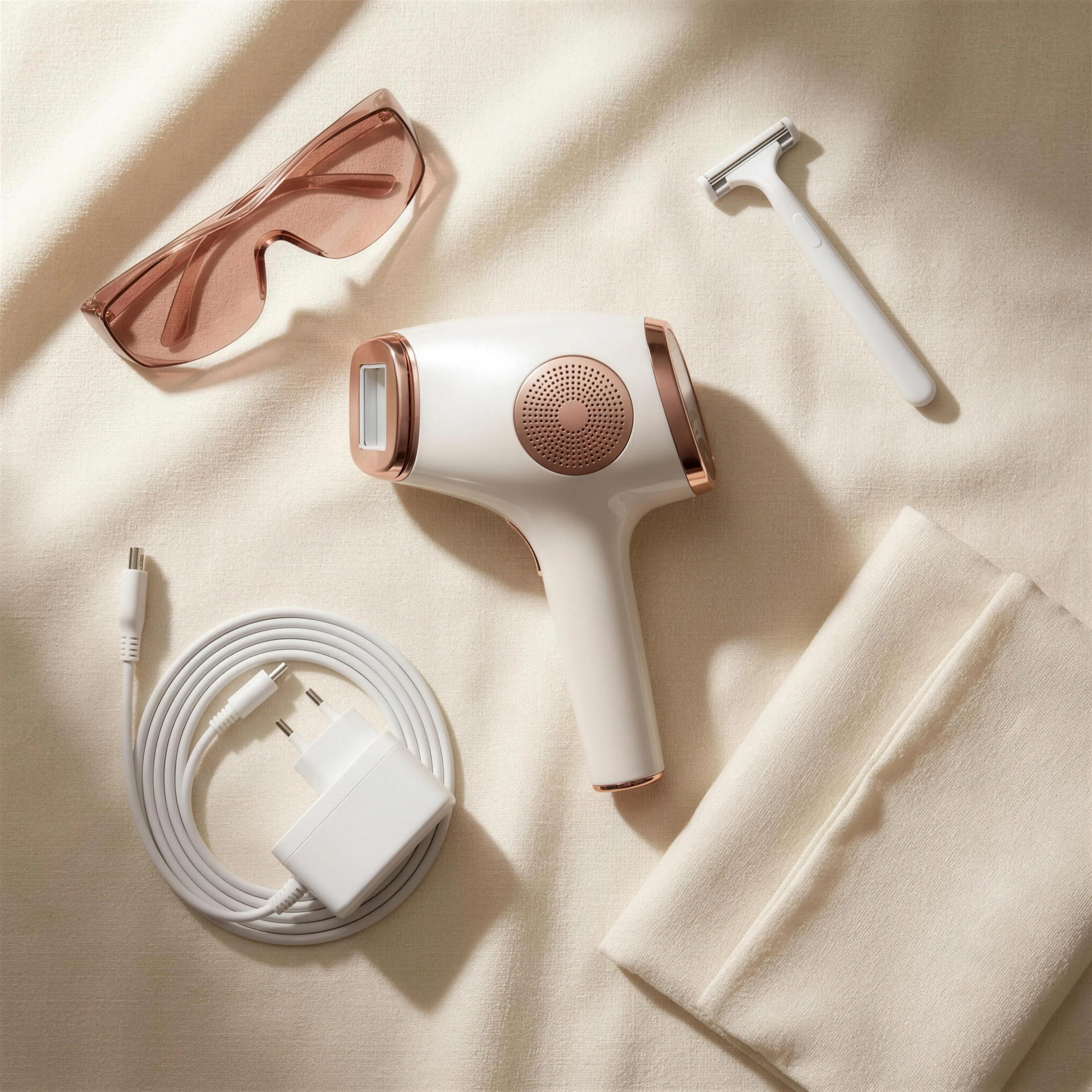 Flat lay of everything included in the box